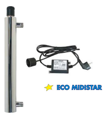 Sterilizzatore UV Per Acquario E Laghetto – 18W, Per Fino A 350 Galloni, Con Pompa, Controllo Alghe